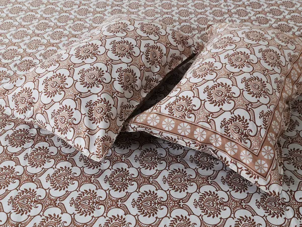 Brown_Cotton_Imperial_Flourish_Double_Bedsheet_With_Pillow_Cover_120X120_Cm